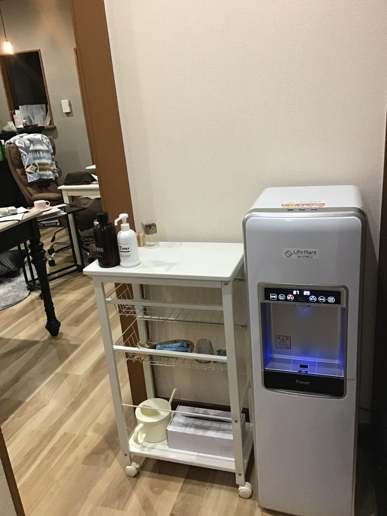 福島県 東北地方 会津若松市のネイルエステサロンに設置させて頂きました ライフプラント